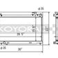 Koyo 03-07 Infiniti G35 Coupe / 03-06 G35 Sedan VQ35DE (MT) Radiator