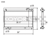 Koyo 03-07 Infiniti G35 Coupe / 03-06 G35 Sedan VQ35DE (MT) Radiator