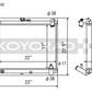 Koyo 86-88 Mazda RX-7 FC NA/Turbo (MT) Radiator
