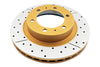 DBA 05-20 Toyota Tacoma (w/6 Lug Wheel & 4 Piston Clpr) Front Drilled & Slotted Street Series Rotor