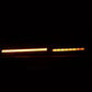 AlphaRex 12-21 Tesla Model S LUXX-Series LED Tail Lights - Black/Red
