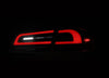 AlphaRex 12-21 Tesla Model S LUXX-Series LED Tail Lights - Black/Red