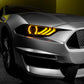 Oracle Lighting 18-23 Ford Mustang Dynamic ColorSHIFT LED Headlights - Black Series