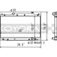 Koyo 02-05 Honda Civic Si 2.0L EP3 (MT) Radiator