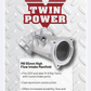Twin Power 55mm Aluminum High Flow intake for 2017+ M-8