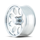 ION Type 171 16x8 / 8x165.1 BP / -5mm Offset / 130.8mm Hub Polished Wheel