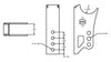 Ridetech Weld On Rear Axle Bracket for Bolt-On 4 Link