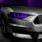 Oracle Lighting 18-23 Ford Mustang Dynamic ColorSHIFT LED Headlights - Black Series