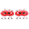 Power Stop 00-05 Ford Excursion Rear Red Calipers w/Brackets - Pair