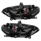 Oracle Lighting 18-23 Ford Mustang Dynamic ColorSHIFT LED Headlights - Black Series