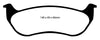 EBC 07-11 Ford Explorer Sport Trac 4.0 Yellowstuff Rear Brake Pads