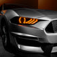 Oracle Lighting 18-23 Ford Mustang Dynamic ColorSHIFT LED Headlights - Black Series