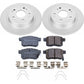 Power Stop 11-14 Acura TSX Rear Z17 Evolution Geomet Coated Brake Kit