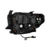 AlphaRex 14-21 Toyota Tundra PRO-Series Projector Headlights Black w/Seq. Sig. + DRL
