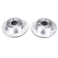 Power Stop 90-99 Jeep Cherokee Front Evolution Drilled & Slotted Rotors - Pair