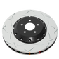DBA 11-17 Jeep Grand Cherokee Trackhawk (6.2L V8) 5000 Series Slotted Front Brake Rotor w/Black Hat