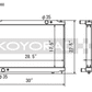 Koyo 09-13 Nissan GT-R 3.8L (AT) Radiator