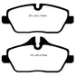 EBC 14+ Mini Hardtop 1.5 Turbo Cooper Yellowstuff Front Brake Pads