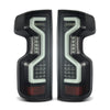 AlphaRex 19-23 Chevrolet Silverado 1500/2500HD/3500HD PRO-Series LED Tail Lights Jet Black