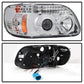 Spyder Ford Explorer 95-01 1PC Projector Headlights LED Halo Chrm PRO-YD-FEXP95-HL-1PC-C