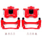 Power Stop 07-18 Jeep Wrangler JK Front Red Calipers w/Brackets - Pair