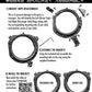 Oracle Jeep Wrangler JL/ Gladiator JT Adjustable 7in. Headlight Brackets (Pair)