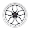 Weld S107 17X11 Laguna 5X127 ET-44 BS4.25 Gloss Black MIL Dia 78.1