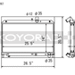 Koyo 09-11 Mazda RX-8 1.3L (MT) Radiator