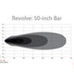 Rigid Industries Revolve 50in Bar w/Amber Trim Ring