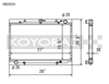 Koyo 90-96 Nissan 300ZX 3.0L Non Turbo MT Radiator