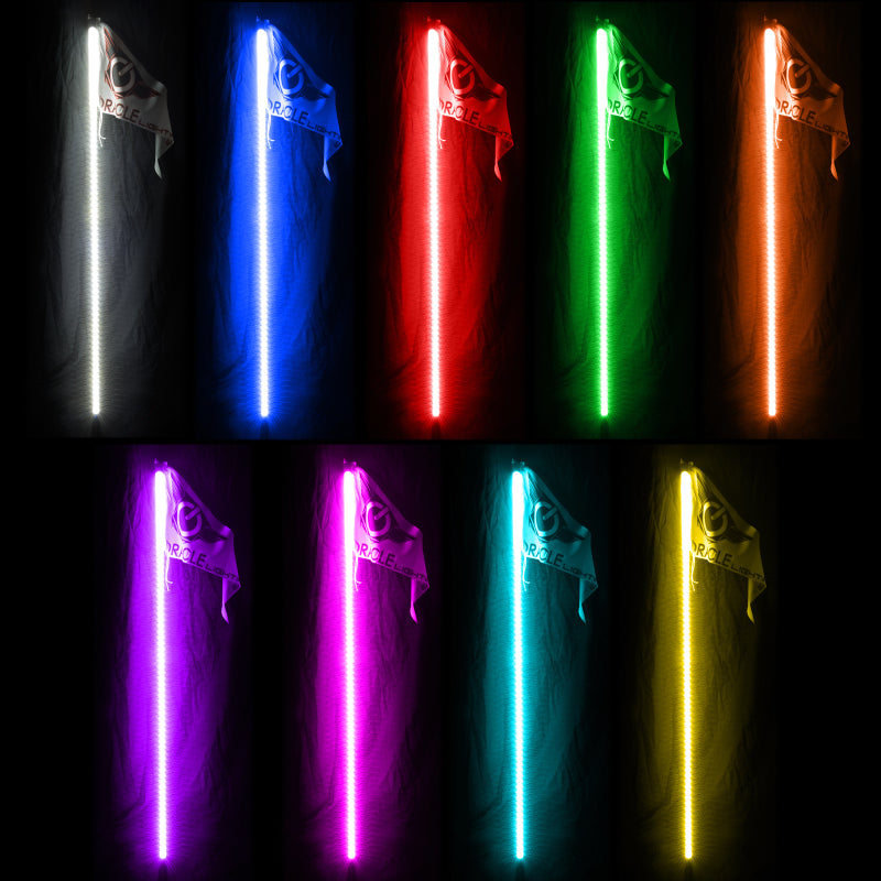 Oracle Off-Road 4ft LED Whip - ColorSHIFT