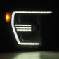 AlphaRex 21-22 Ford F150 PRO-Series Projector headlights Black w/Activ Light/Seq Signal