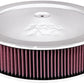 K&N 14in Red Custom Air Cleaner Assembly - 5.125in ID x 14in OD x 3.75in H x 1.25in Drop Base