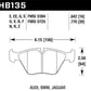 Hawk 91-93 BMW M5/95-02 DTC-70 Race Front Brake Pads