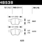 Hawk 2009-2009 Audi A4 Cabriolet HPS 5.0 Front Brake Pads