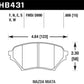 Hawk 04-05 Mazda Miata DTC-60 Motorsports Front Brake Pads