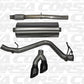 Corsa 14 GMC Sierra/Chevy Silv 1500 Crew Cab/Short Bed 5.3L V8 Black Sport Single Side CB Exhaust