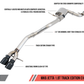 AWE Tuning Mk6 GLI 2.0T - Mk6 Jetta 1.8T Track Edition Exhaust - Diamond Black Tips