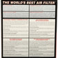 K&N Universal Rubber Filter Dual Flange Oval Tprd 3.75in Base O/S W x 3.438in Top O/S W x 6.75in H
