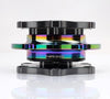 NRG Quick Release SFI SPEC 42.1 - Gun Metal Body / Gold Shinny Ring