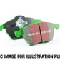 EBC 11+ Lexus CT200h 1.8 Hybrid Greenstuff Rear Brake Pads