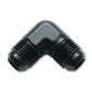 Vibrant -8AN 90deg Flare Union Fitting - Aluminum