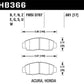 Hawk 04+ Acura TSX / 99-08 TL / 01-03 CL / 08+ Honda Accord EX DTC-70 Race Front Brake Pads