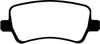 EBC 11+ Volvo S60 2.5 Turbo T5 (300mm Front Rotors) Redstuff Rear Brake Pads