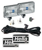 Hella 450 H3 12V SAE/ECE Fog Lamp Kit Clear - Rectangle (Includes 2 Lamps)
