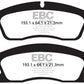 EBC 13+ Dodge Durango 5.7 Greenstuff Front Brake Pads