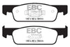 EBC 2016-2017 Smart Fortwo 0.9L Turbo Greenstuff Front Brake Pads