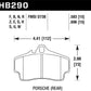 Hawk Porsche HPS Street Rear Brake Pads