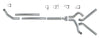 Diamond Eye KIT 4in TB MFLR RPLCMENT PIPE DUAL AL: 94-02 DODGE CUMMINS 5.9L