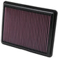 K&N 08 Honda Accord 3.5L V6 Drop In Air Filter